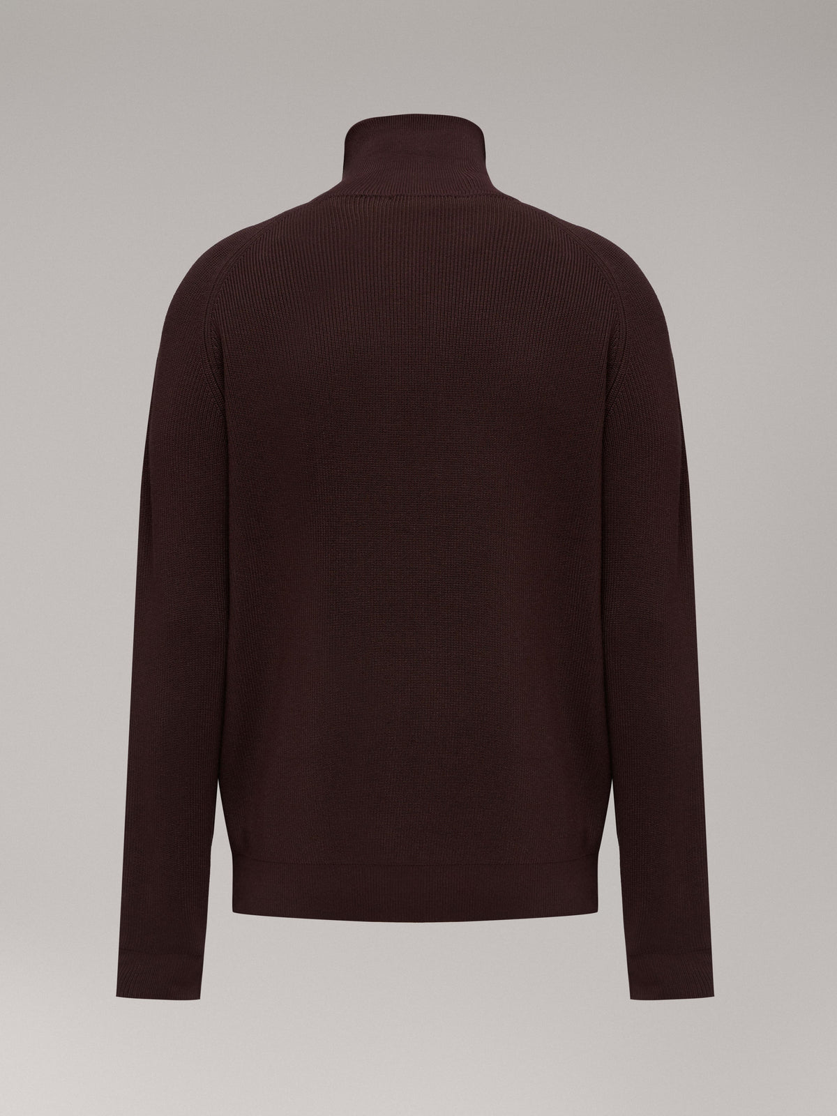 Maglione half zip rilievo