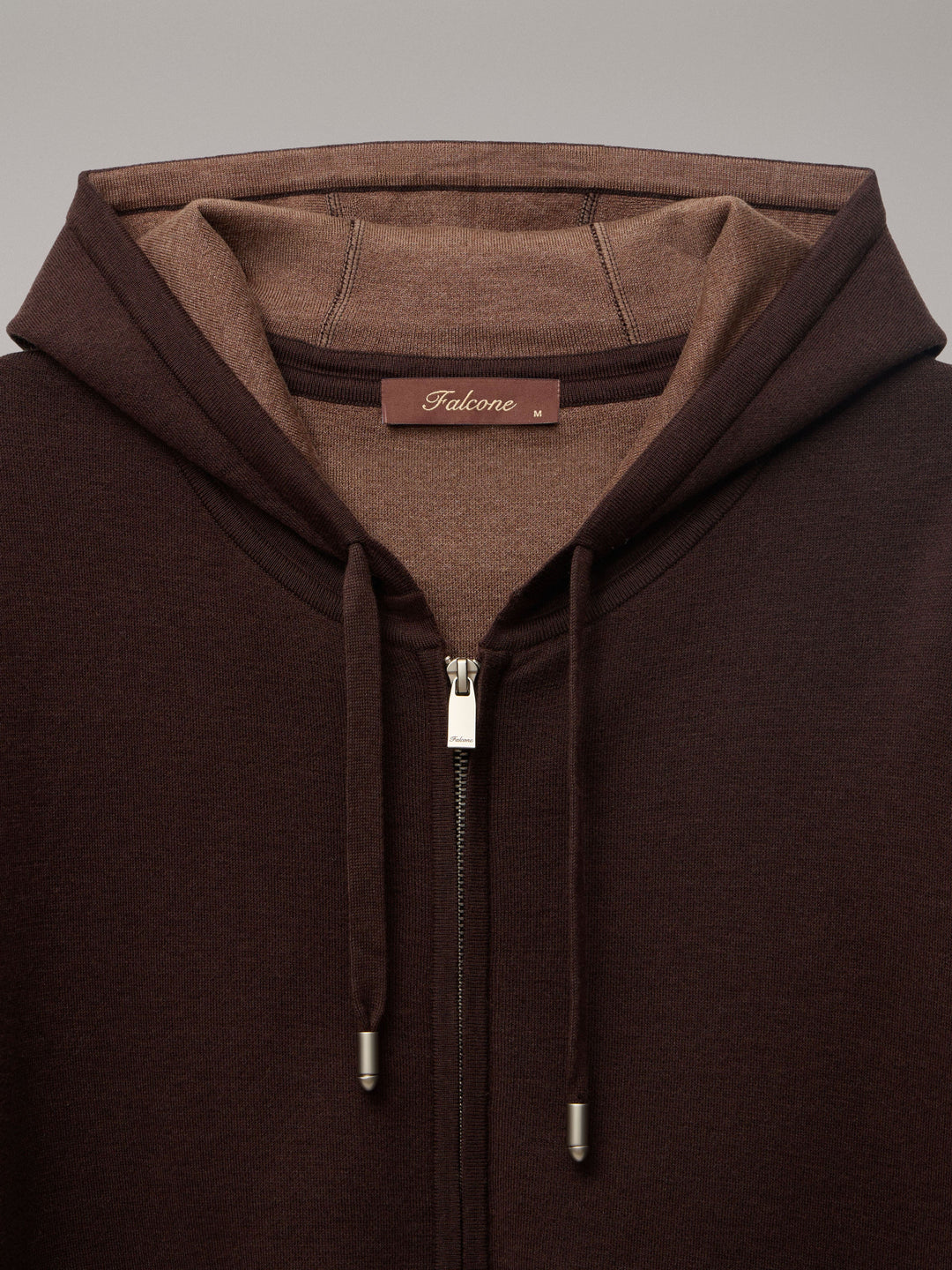 Porto Zip Hoodie — Deep Chocolate