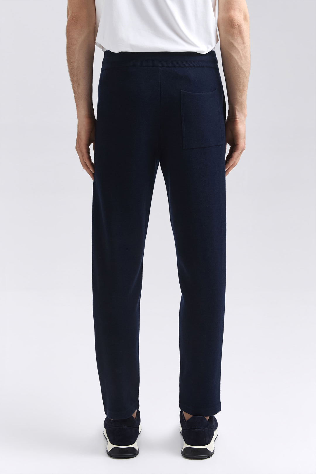 Porto Knit Trousers — Midnight Navy