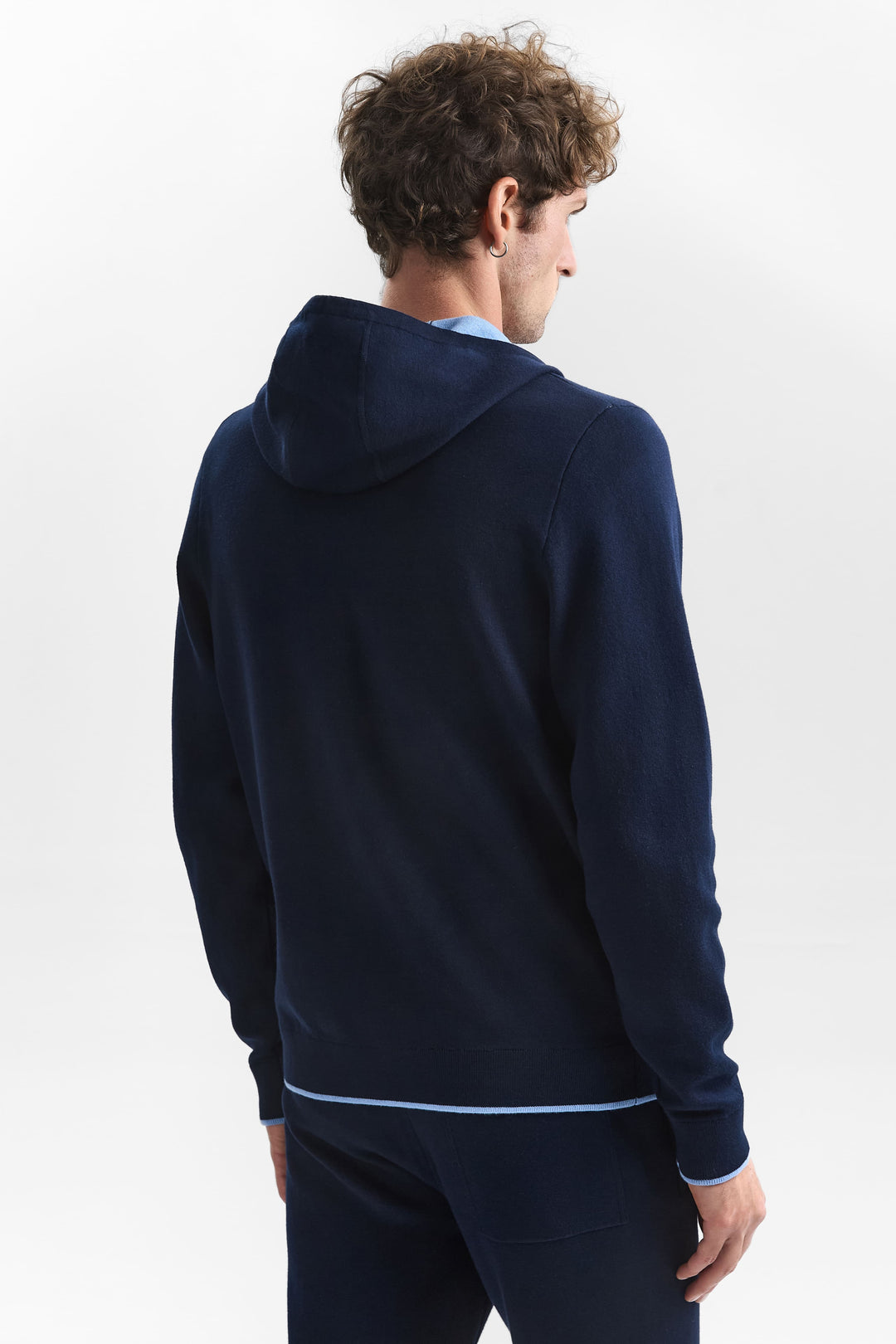 Porto Zip Hoodie — Midnight Navy