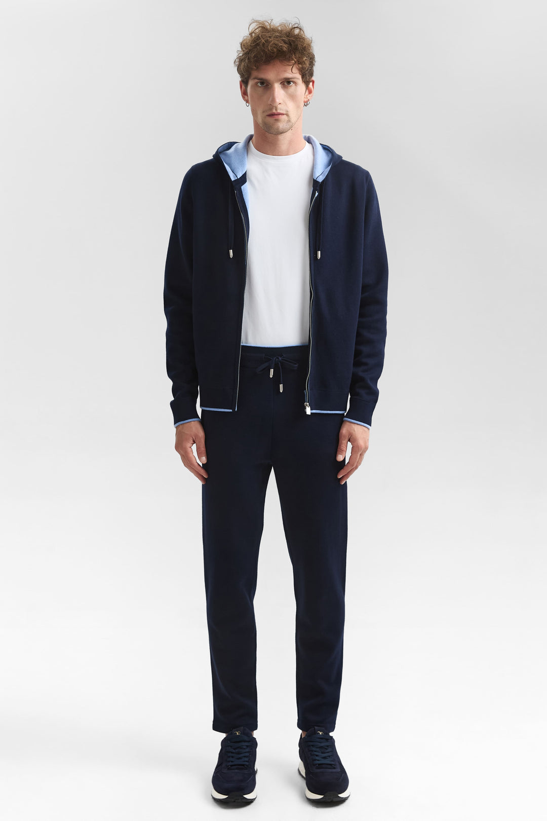Porto Zip Hoodie — Midnight Navy